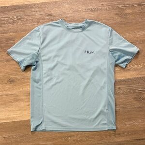Huk Men's Sky Blue Short Sleeve Tee